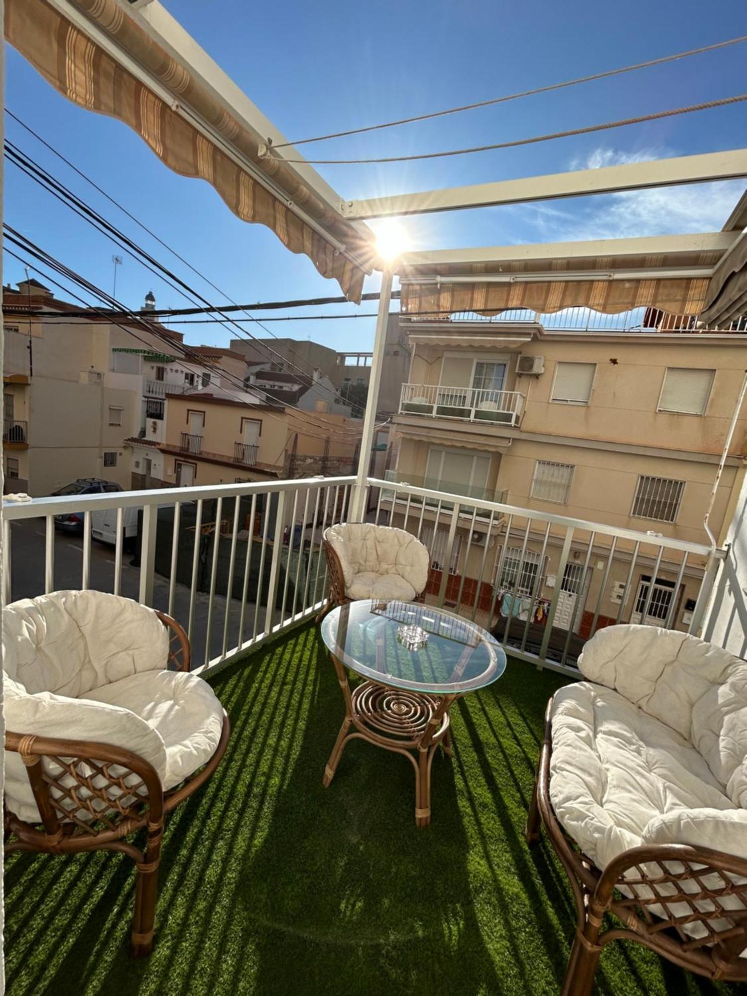 Blue Apartament Torre Del Mar Bagian luar foto